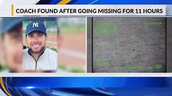 Coach found after going missing for 11 hours