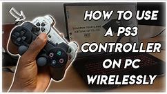 How To Use A PS3 Controller On A PC Wirelessly Without A Dongle | 2024