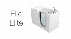 Ella's Bubbles: Elite Walk In Bathtub with Door/Seat - Senior Bathing Solutions - Independent Bath
