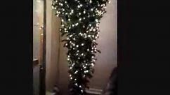 Upside Down Christmas tree installation 2013