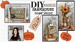 DIY Rustic Farmhouse Fall Crafts | DIY Fall Crafts | DIY Rustic Farmhouse Fall Decor 2022