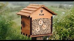 Flow Pollinator House is a cosy home for solitary pollinators