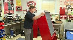 The Winner of the Coke 600 Receives a Restored Vintage Coke Machine
