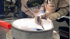 TIG Welding an Aluminum Crosshead Guide Extension | Sawyer Fabrication