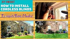 How to Install Blinds | HOME DEPOT CORDLESS FAUX WOOD BLIND INSTALLATION