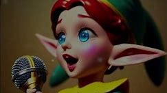 Mind-Blowing Performance: Futuristic Elf's Singing Santa claus is coming to town #holidayseason