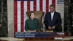 U.S. House of Representatives-Democratic Leader Nancy Pelosi on Speaker Election