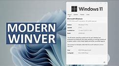 How to install MODERN WINVER in Windows 11?