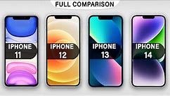 iPhone 11 Vs iPhone 12 Vs iPhone 13 Vs iPhone 14 Specs Review in 2023