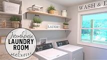 How to Transform Your Laundry Room into a Farmhouse Style