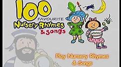 Original DVD Opening: 100 Favourite Nursery Rhymes and Songs (UK Retail DVD)