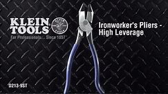 Klein Tools 9 in. Ironworker's Pliers D2139ST