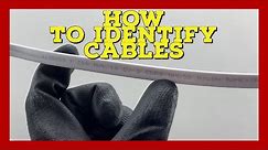 How to identify cables - How to identify wires - What cable is this? - The Electrical Guide