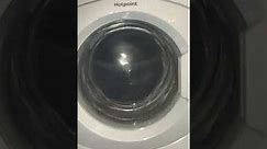 My Old Hotpoint HV7L1451P Washing Machine on Wool Wash 40c Final Spin