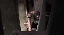 Water pipe leak under the home. Making the repairs using Propress. Milwaukee M12