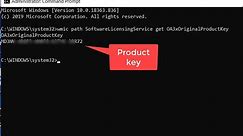 How to find product key of your Windows 10 PC