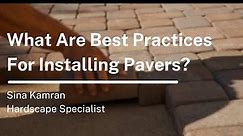 How to Install Patio Pavers