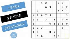 How to Solve Sudoku Puzzles - Sudoku Beginner Tutorial #1