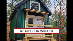 Off Grid Cabin Build - #16 - Buttoning up for WINTER
