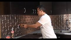 How to Remove and Install Backsplash Panels - Talissa Decor - Part 1