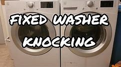 Fixing knocking on washing machine