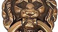 SKANDH Bronze Lion Head Door Knocker