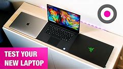 How to Test Your New Laptop Mac and PC and what to check for - Ultimate Guide.