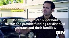 Help Disabled Veterans. Donate Your Car to DAV