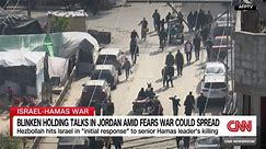 Blinken holding talks in Jordan amid fears Israel-Hamas war could spread