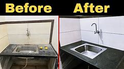 किचन काउंटरटॉप की सफाई कैसे करें। How to clean kitchen countertops and tiles
