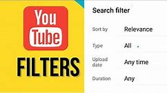 Youtube's IMPRESSIVE Search Feature! - Youtube Search Filters