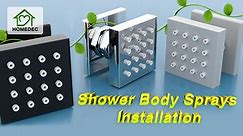 HOMEDEC Shower Body Sprays Installation