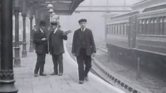 Historical footage released of the London underground - video