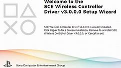 SCE Wireless Controller Driver v3.0.0.0 - Official drivers for DualShock 3