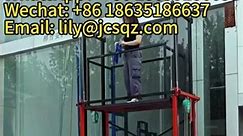JIN YANG HU Electric Lift Scaffolding Wire Rope Scaffolding #scaffolding Aerial Work Platform