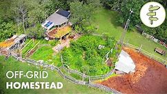 12 YEARS Living Off-Grid on a Sustainable Homestead in a Self-Built Cob Home