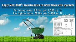 Moss Out! 20 lb. 5,000 sq. ft. Lawn Moss Killer Granules 100099164