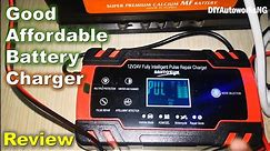 Good Affordable Car BATTERY CHARGER: Pulse Charger REVIEW (12V24V Pulse Repair Charger)