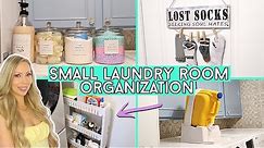 20+ BRILLIANT Small Laundry Room Organization Hacks!