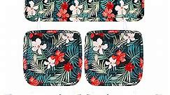 3 Pack Hawaii Outdoor Patio Seat Cushions Cover, No Insert, Cushion Covers Patio Outdoor Cushion Cover Fit for 4 Pcs Furniture Patio Conversation Set Loveseat Chairs
