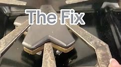 How to fix scrached up cast iron stove grates. Have you tried to clean them and they still look bad? They are scrached. This is the fix #cleaningtips#cleanstove#cleantiktok#cleansnob