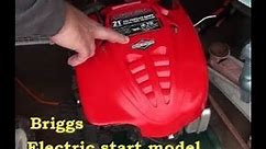 HOW TO Replace ELECTRIC START MOTOR GEAR BRIGGS and STRATTON key STARTER style LAWNMOWER engine fix