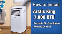 House Invention How to Install Arctic King 7,000 BTU Portable