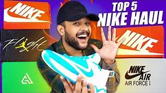 🔥 UNBOXING: 5 Best NIKE White Shoes/Sneakers for Men | NIKE Air Force 1 Haul Review 2023 ONE CHANCE