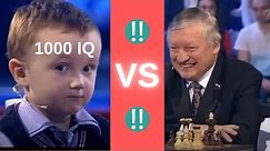 3 Year Old Chess GENIUS vs Anatoly Karpov