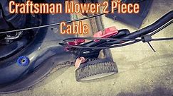 Craftsman Mower 2 Piece Handle Cable Replacement