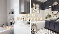 White Bathroom | White Bathroom Ideas | White Bathroom Tiles Design