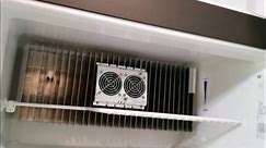 Auxiliary fans to keep your RV absorption refrigerator cold and temperature monitor