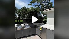 Take a 360 tour of our latest outdoor kitchen island install… 🤩 We just love creating beautiful outdoor spaces to be enjoyed for years to come 🌴 Interested in an outdoor kitchen for your own backyard? Visit our website for more information #fypシ #outdoorkitchens #outdoorkitchendesigns #luxury #outdoorkitchenideas #outdoorliving #grilling #backyard #checkthisout #outdoorlife #garden #outdoorlivingspace