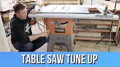 Top 5 Steps for Table Saw Tune Up